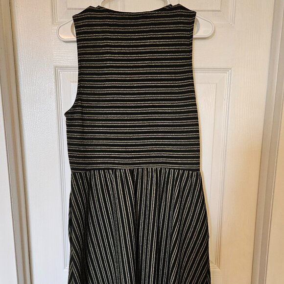 Draper James RSVP Gold and Black Sleeveless Dress - Picture 5 of 6